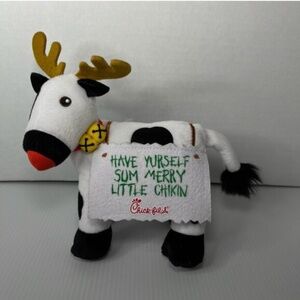 2017 Chick-fil-A Christmas Rudolph the Red-Nosed Reindeer Collector Cow Plush